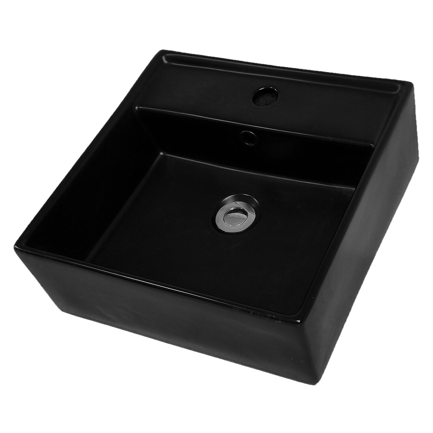 Lavamanos Sobreponer Domsa Be5028 Negro 42x41x15cm image number 3.0