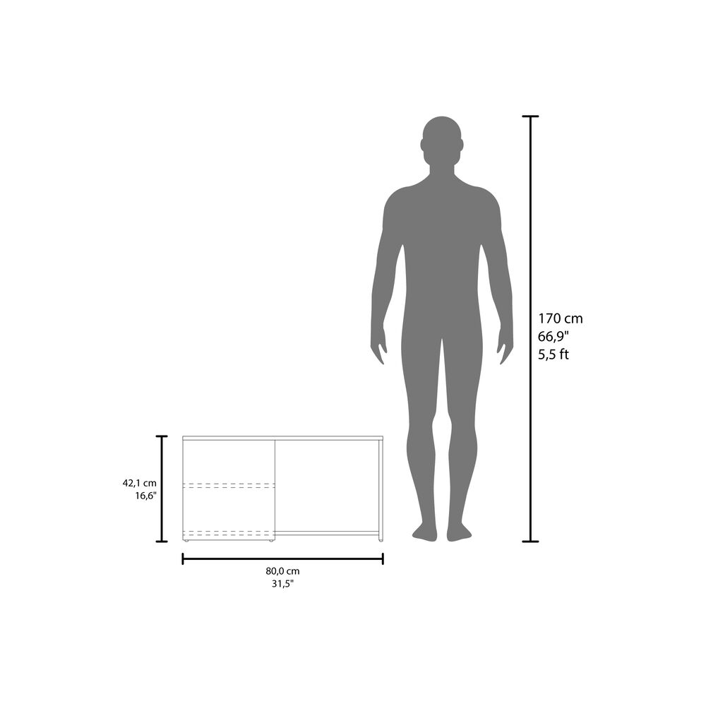 Mesa Centro 80x45x42,1 Cm image number 6.0