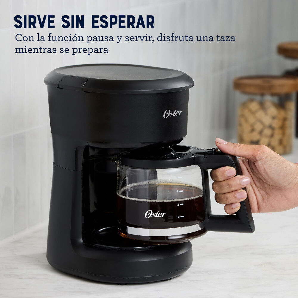 Cafetera Oster 5 Tazas Función Pausa Y Servir Bvstdcs51b image number 5.0