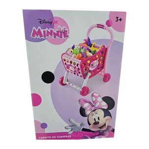 Juguete Carrito De Compras Con Accesorios 44cm Rosado Infantil