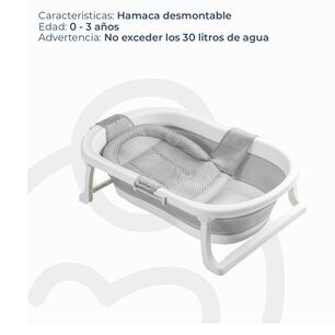 Ba&ntilde;era Plegable Bebesit Bebe Jelly Con Hamaca
