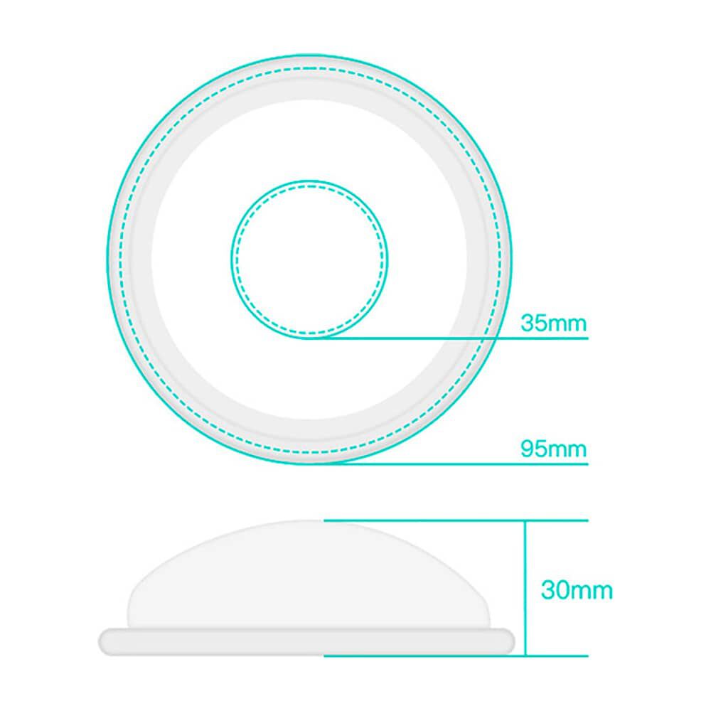2 Amapolas Lactancia Recolector Leche Materna Disco Pezonera image number 2.0