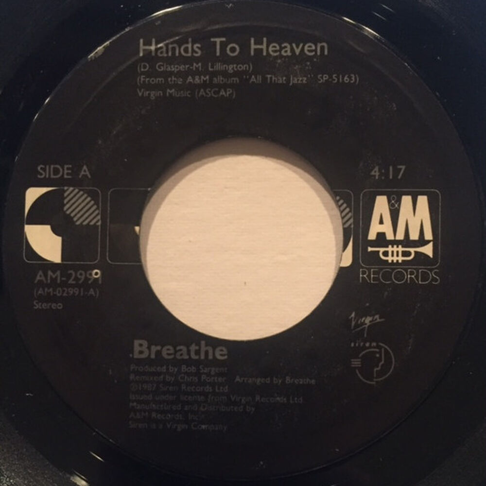 Breathe - Hands To Heaven | 7" Single Vinilo Usado image number 0.0