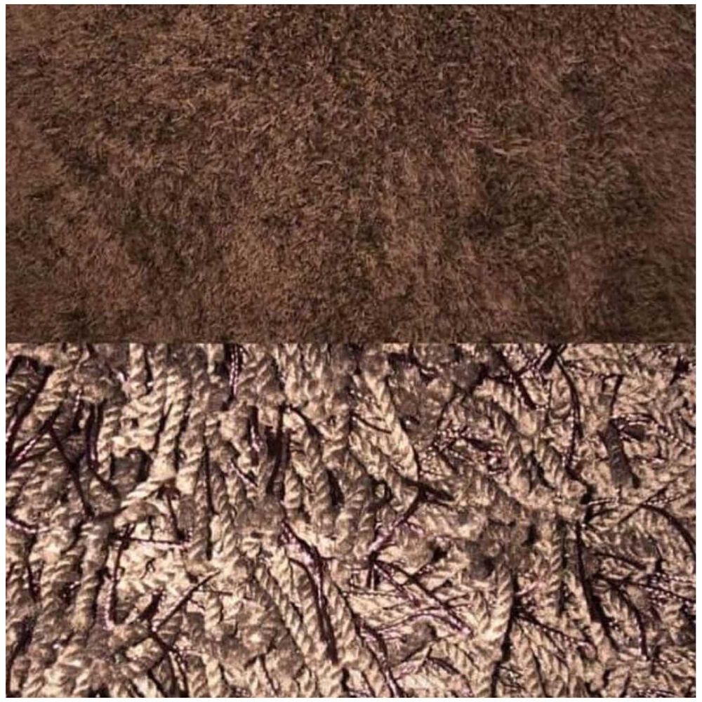 Alfombra Shaggy De Polipropileno 160x190 Barcelona - Marron image number 3.0