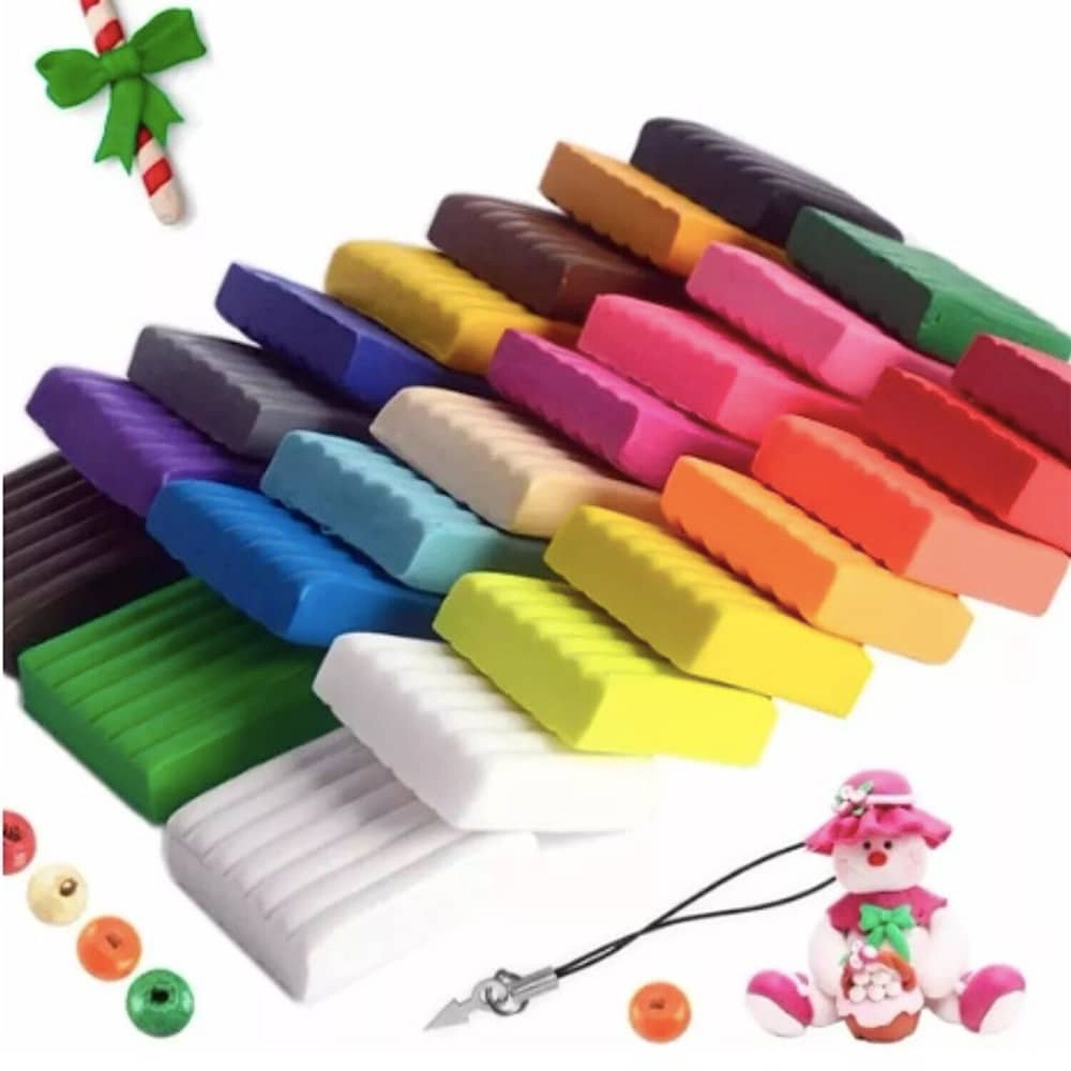 Kit De Inicio De Arcilla Polim&eacute;rica 24 Colores image number 0.0