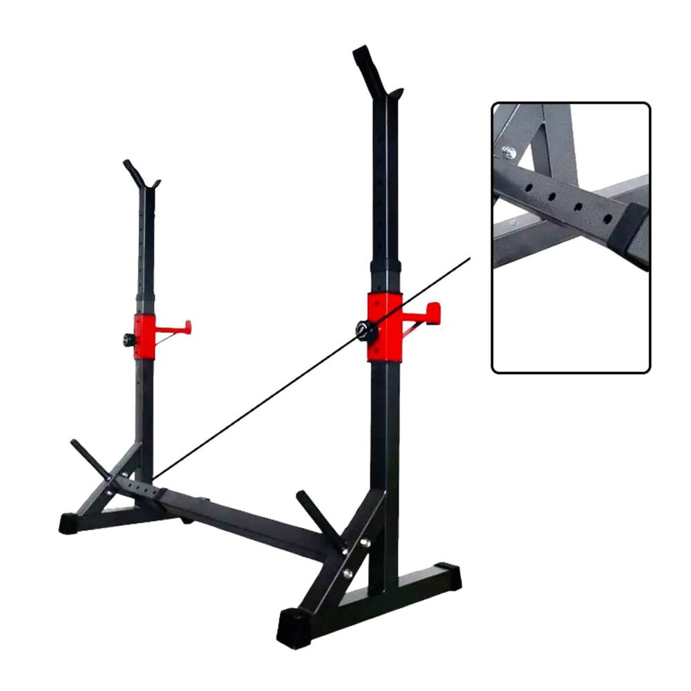 Rack Squat Sentadillas Ajustable Barra Pesas Pre Y Olimpica image number 2.0