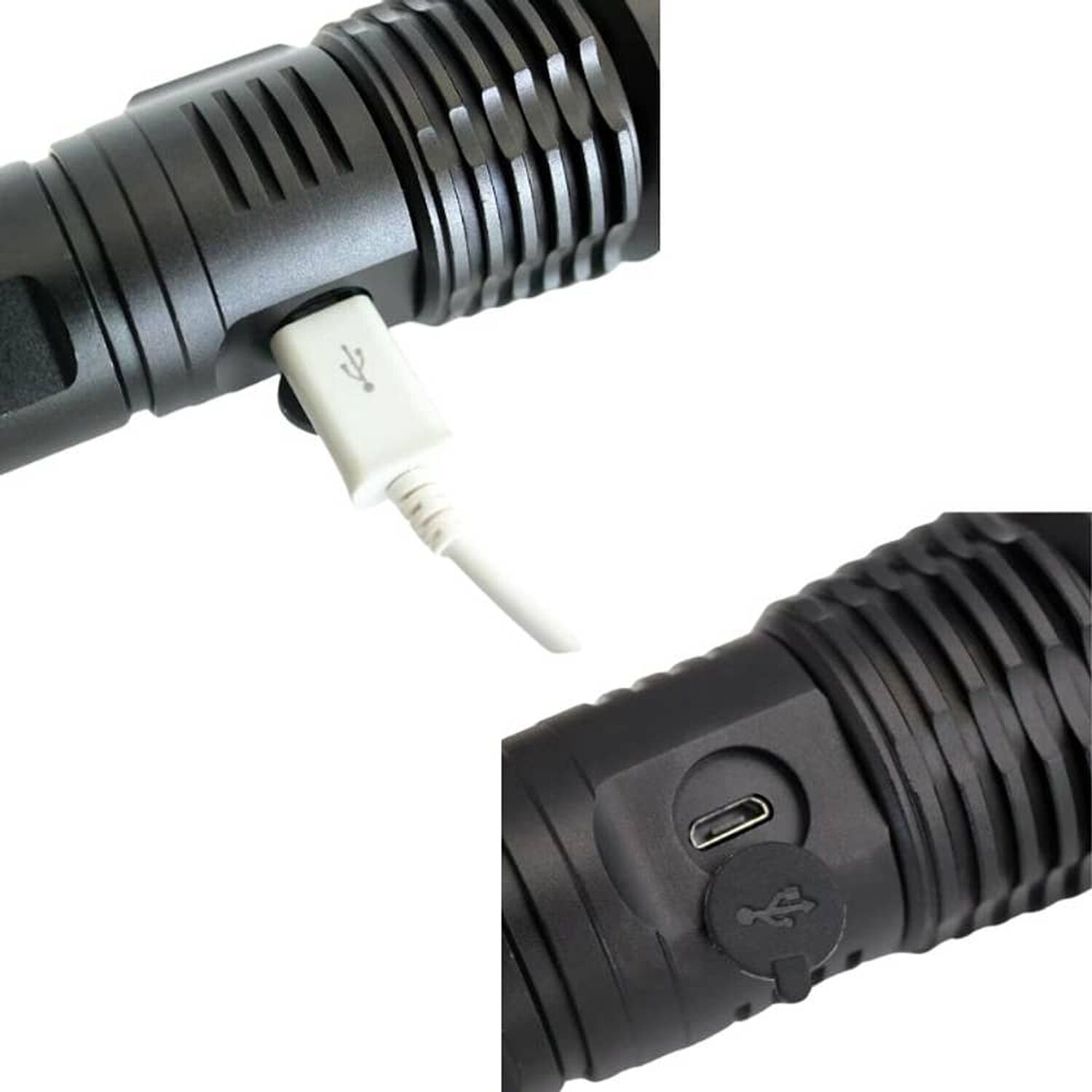 Linterna Led 50w Tactica Recargable Usb image number 4.0