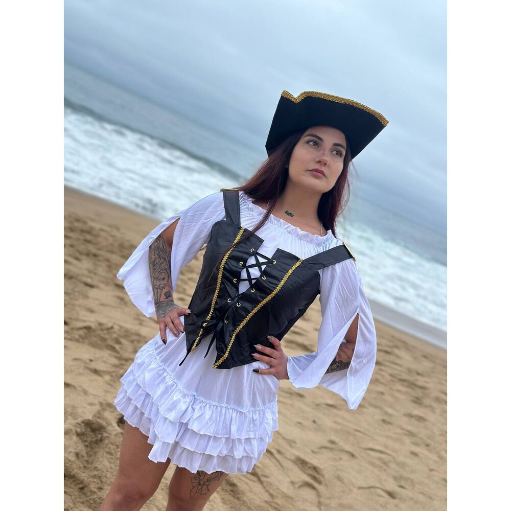 Disfraz Cosplay Elizabeth Swann Piratas Del Caribe image number 2.0