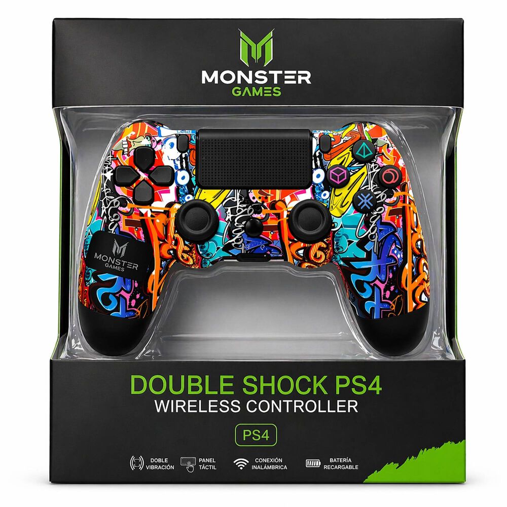 Gamepad Inal&aacute;mbrico Monster Multiplataformas Graffitis image number 6.0