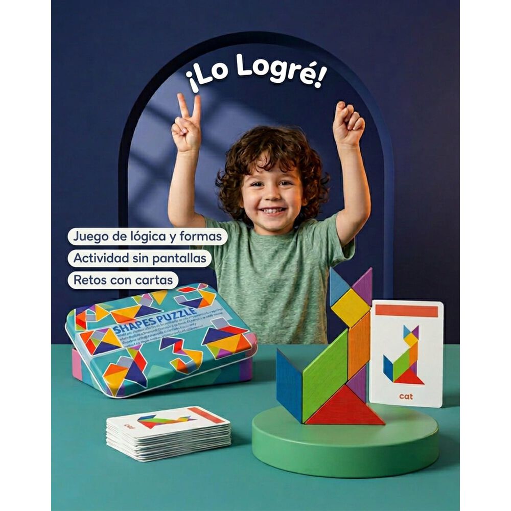 Set Juguete De Madera Rompecabezas Puzzles Ni&ntilde;os 67 Pcs image number 3.0