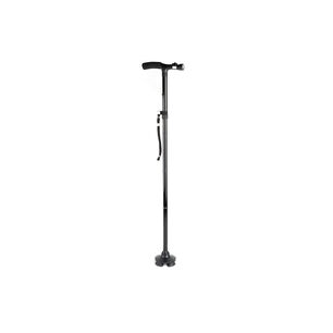 Bast&oacute;n Plegable Con Luz Led Y 4 Puntos De Apoyo - Ps