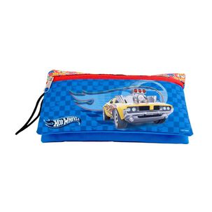 Estuche Doble Hotwheels