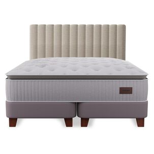 Cama Europea Flex Heritage / King / Base Dividida + Respaldo