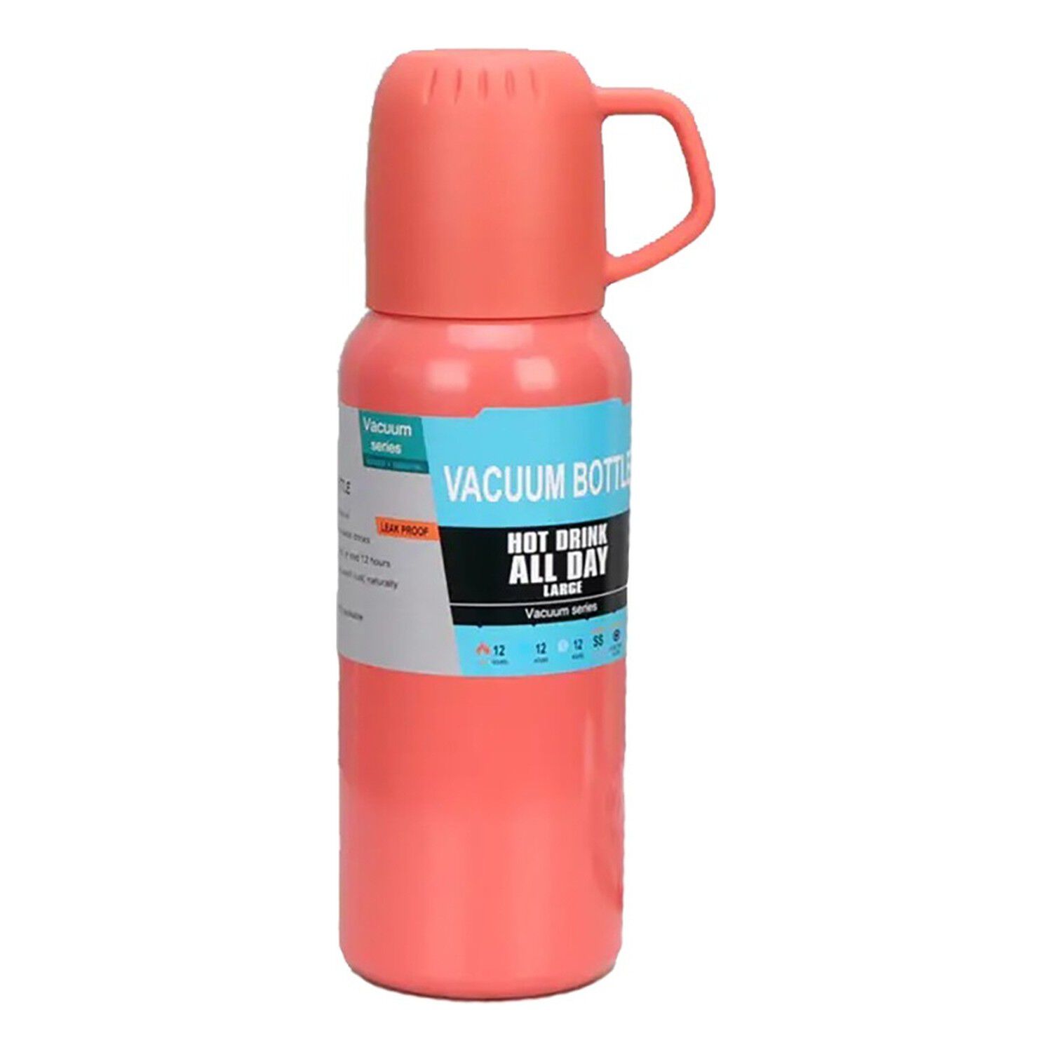 Termo T&eacute;rmico 700ml Acero Inoxidable 3 Tazas Viajes image number 0.0