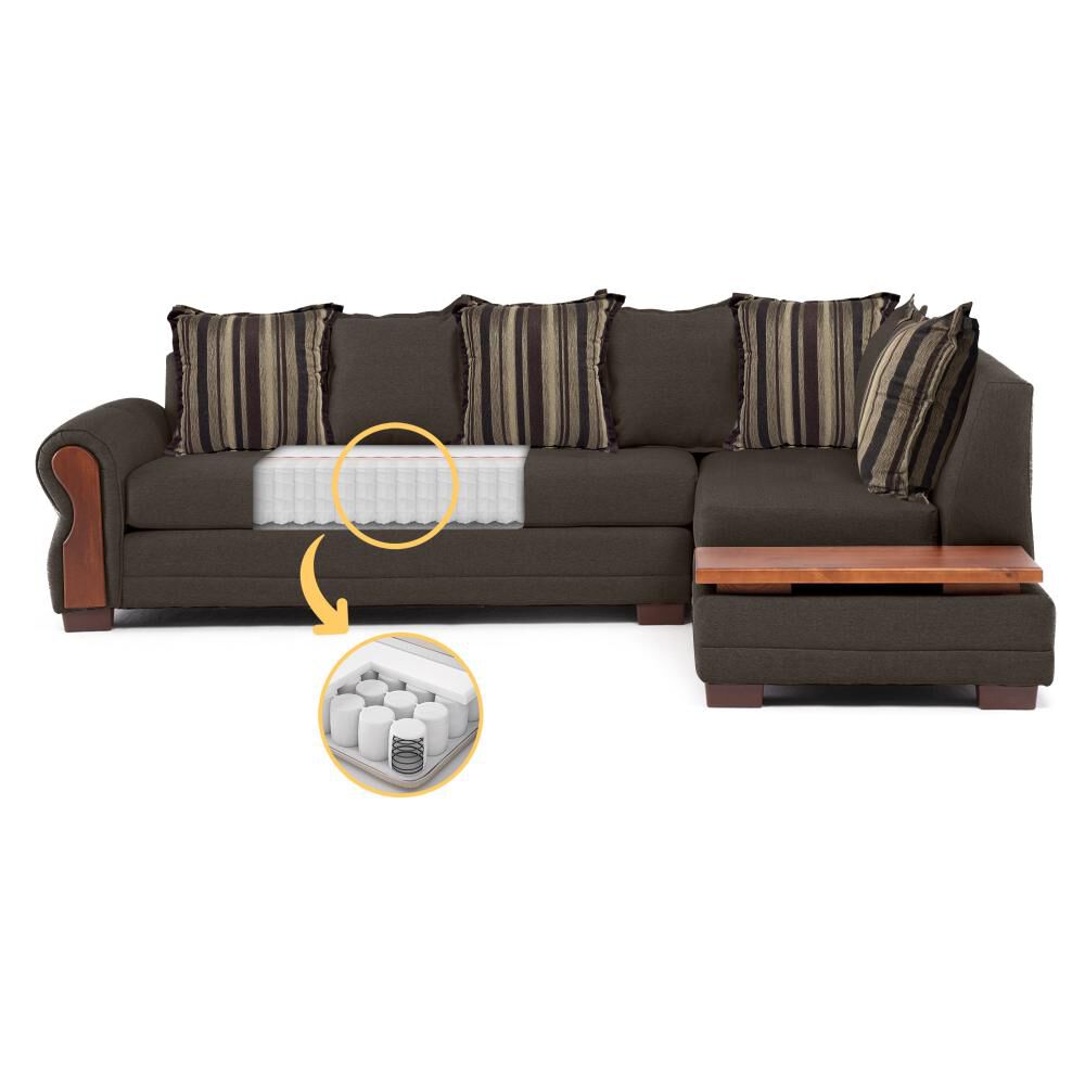 Sofá Seccional Living Factory Dakota Derecho / 5 Cuerpos image number 2.0