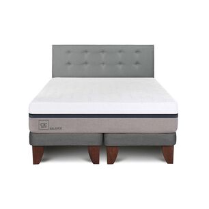 Cama Europea Cic Balance / King / Base Dividida + Respaldo