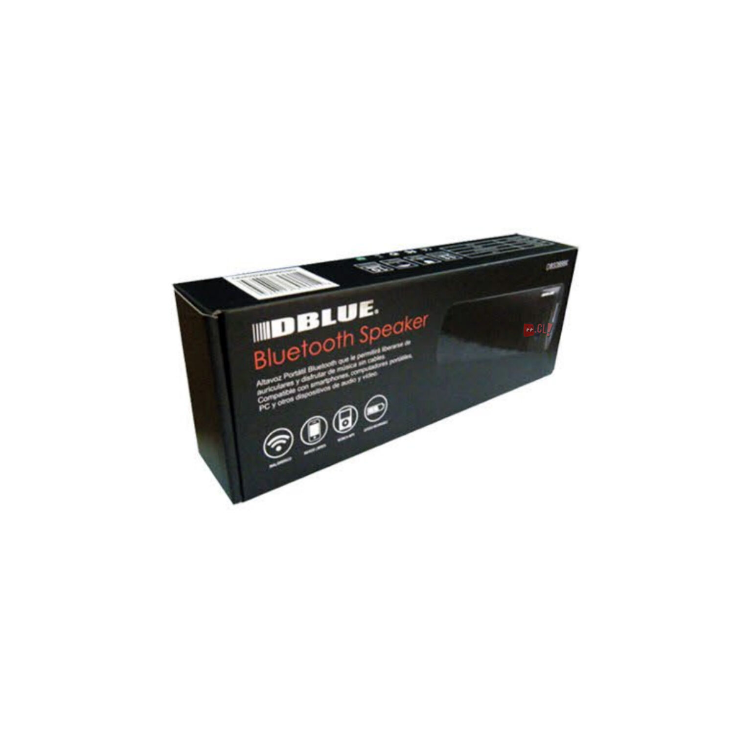 Parlante Bluetooth Port&aacute;til Speaker Color Negro - Ps image number 1.0