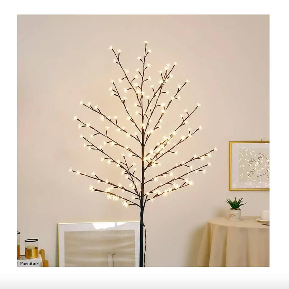 Árbol De Pascua Ramas 1.5mts Luces Led Calidas En Las Ramas image number 1.0