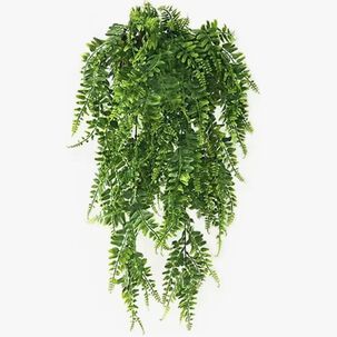 Helecho Fino Colgante Flor Artificial Vara Frondosa