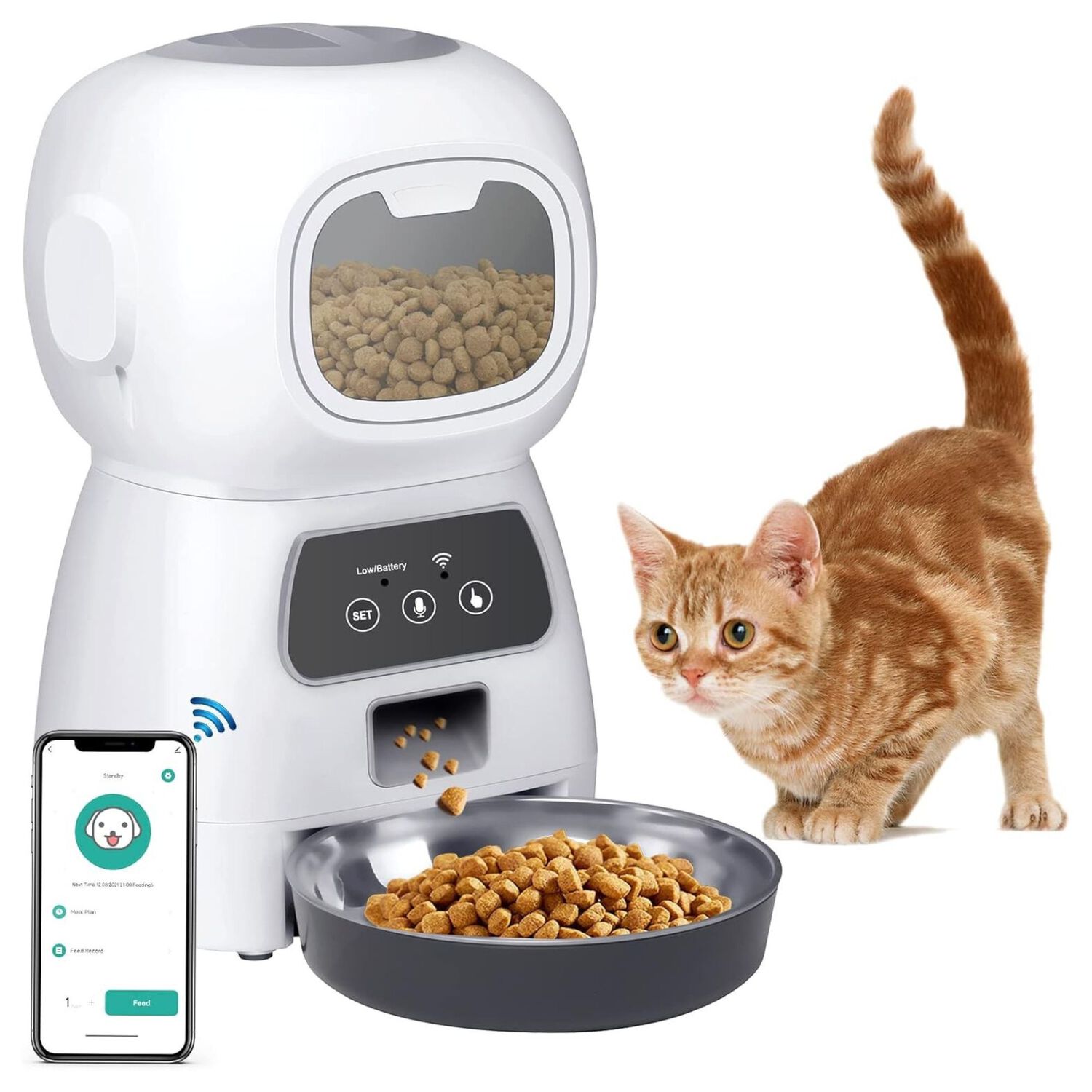 Dispensador Autom&aacute;tico Comida Mascotas Yep Pet image number 0.0