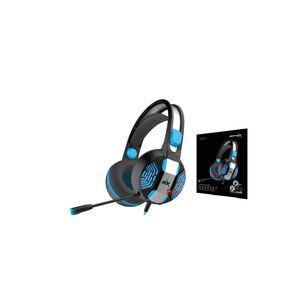 Audífonos Platinum Gamer Conector 3,5mm Y Usb Led Azul - Ps