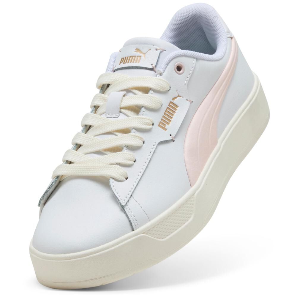 Zapatilla Urbana Mujer Puma Smash Belle Blanco image number 5.0