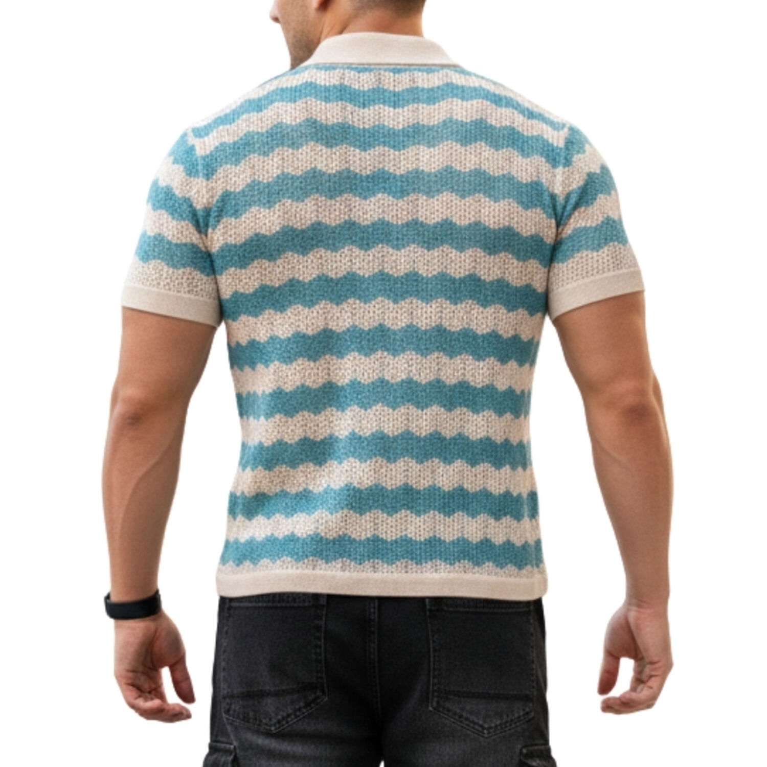 Camisa Tejida Hombre Wave image number 2.0