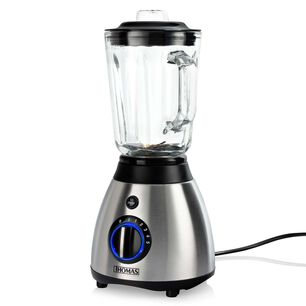 Licuadora Juguera Thomas 800w Jarro De Vidrio 1,5 Litros 5 Velocidades Pica Hielo Gris