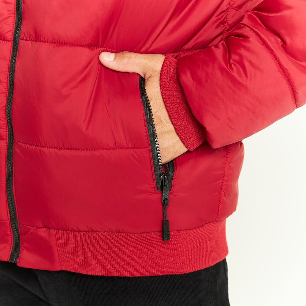 Parka Regular Cuello Alto Con Capucha Hombre Skuad image number 4.0