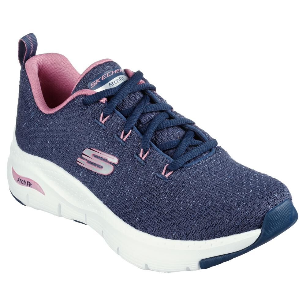 Zapatilla Urbana Mujer Skechers Arch Fit - Glee For All Azul image number 0.0