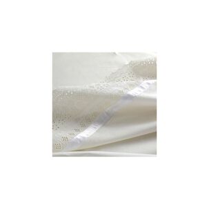 Sabana Andes 144 Hilos Broderie Crudo King