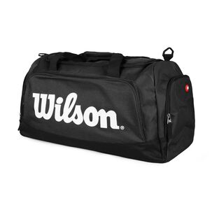 Pack Wilson Bolso Luton + Banano Delta Negro-gris