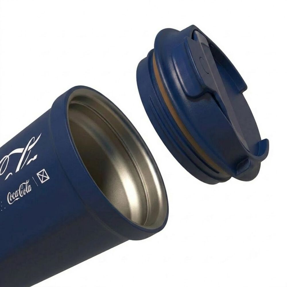 Vaso Termico Mug Germ Coca-cola Acero Inoxidable 390ml Navy image number 3.0