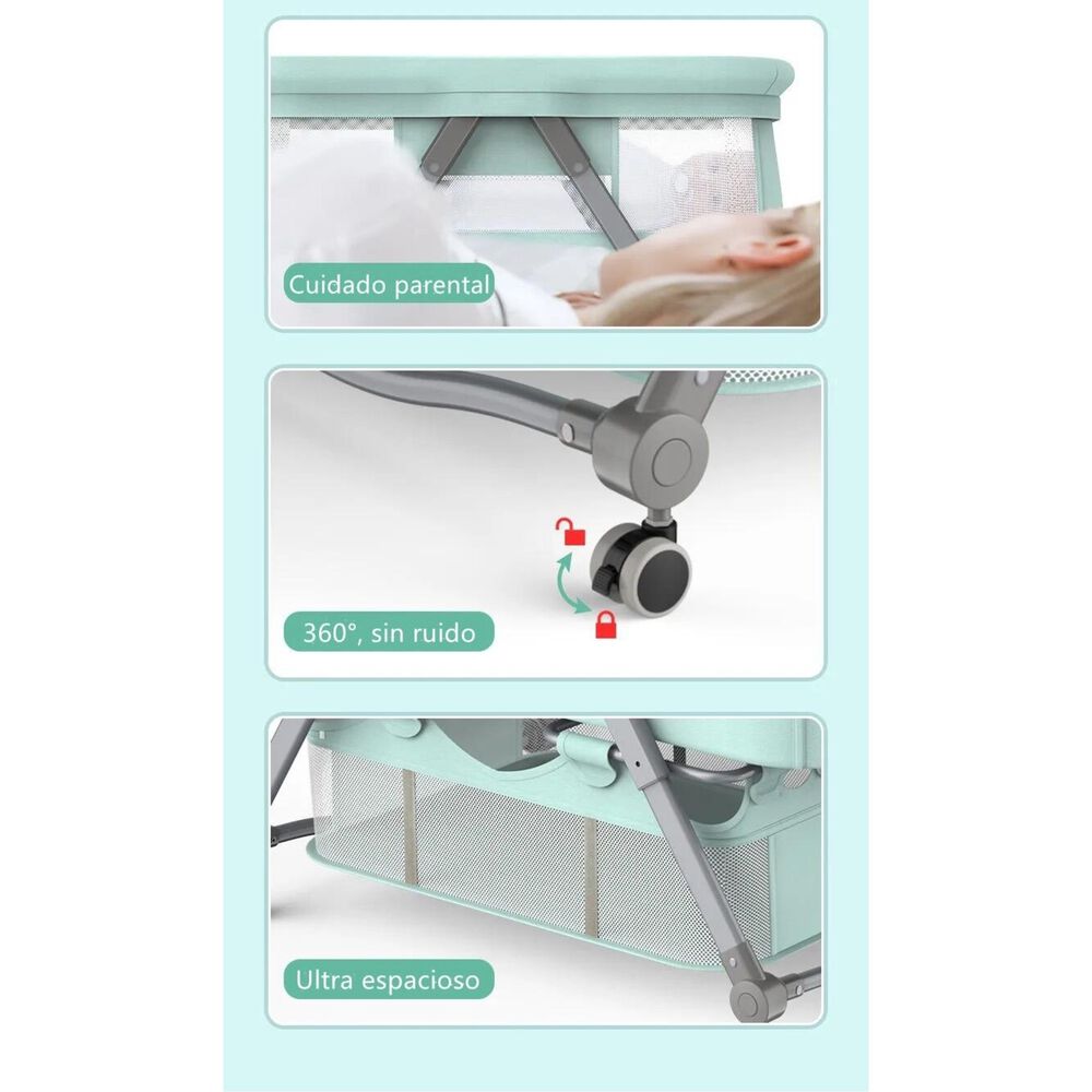 Cuna Beb&eacute; Con Accesorios Caf&eacute; By Lubabycas image number 3.0