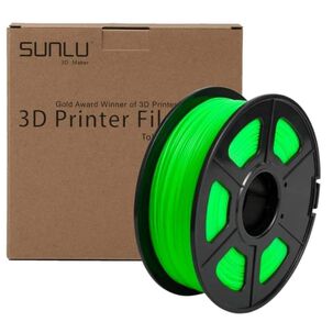 Filamento Petg Transparente Verde 1kg Sunlu
