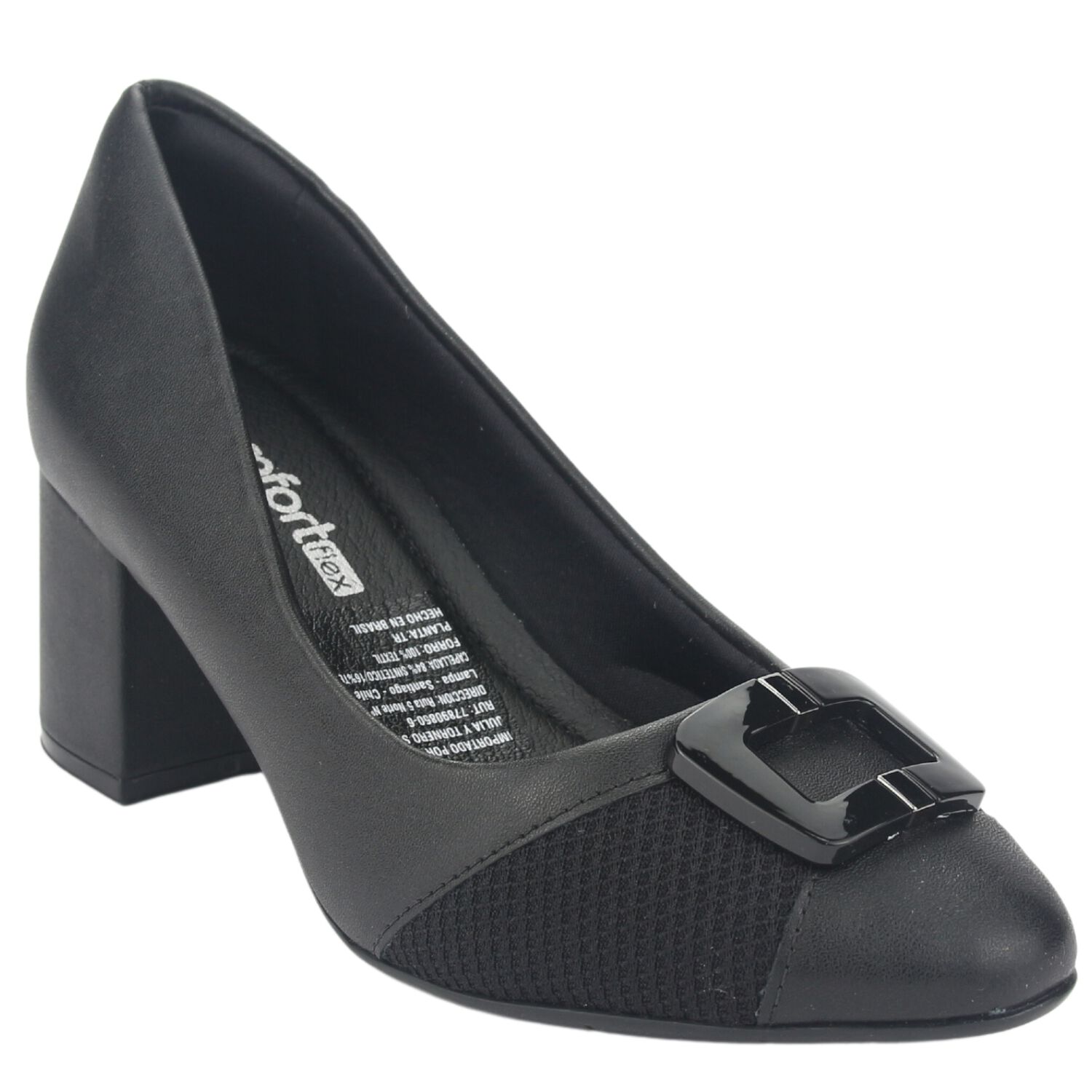 Zapato Comfortflex Mujer 2354403 Negro Casual image number 2.0