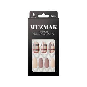 Muzmak - U&ntilde;as Press On Cozy Sand Almond 36 U.