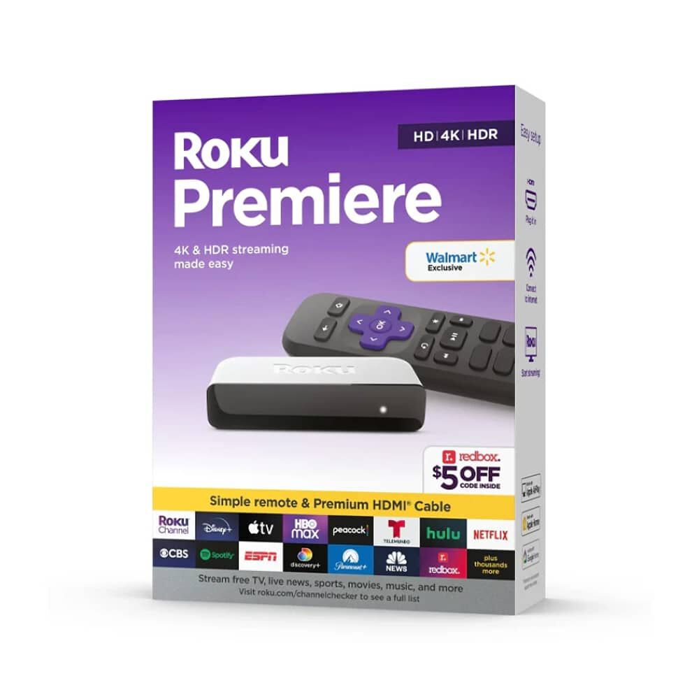 Roku Premiere 4k 3920rw - Negro image number 0.0