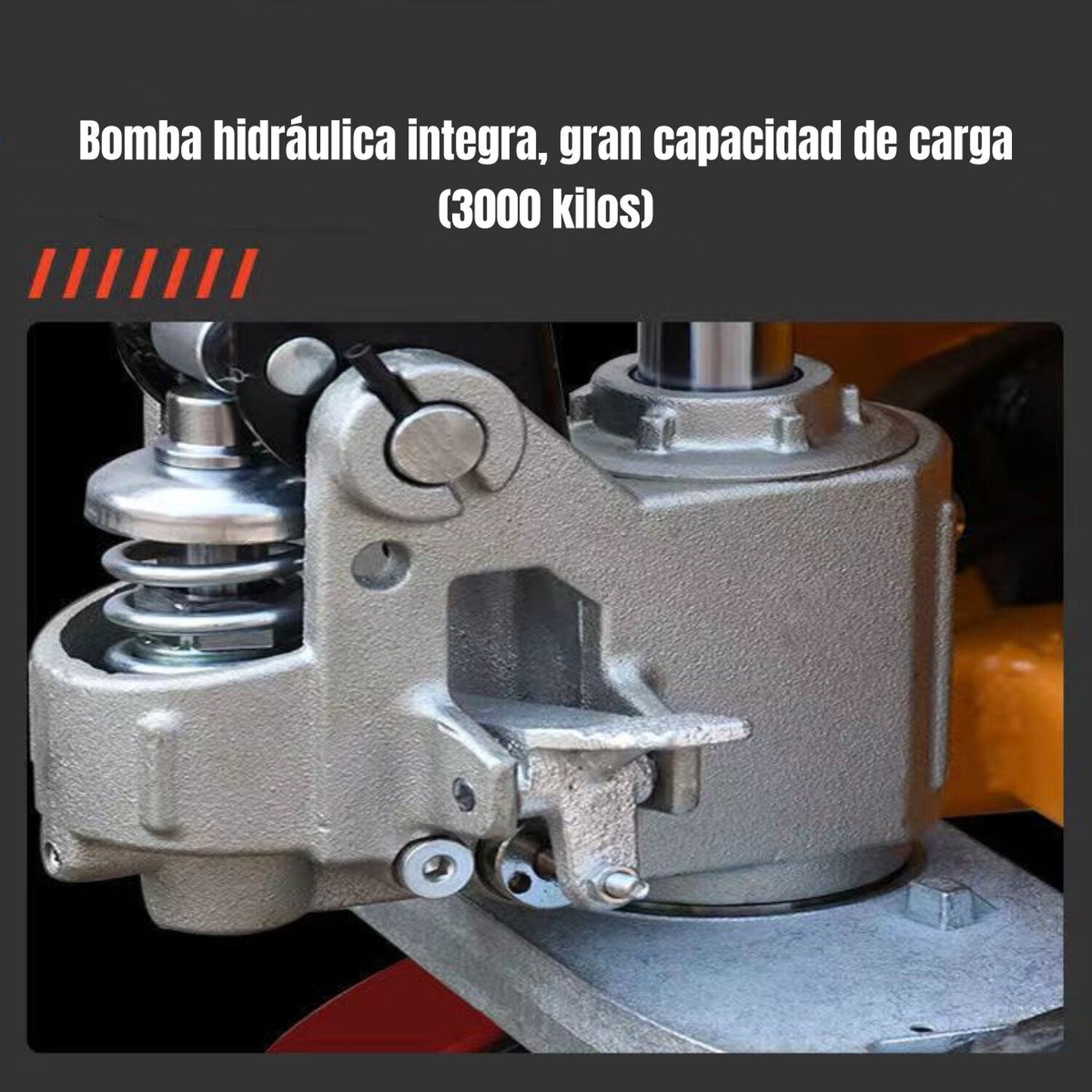 Transpaleta Manual 3000 Kilos 685mm By Lubabycas image number 5.0