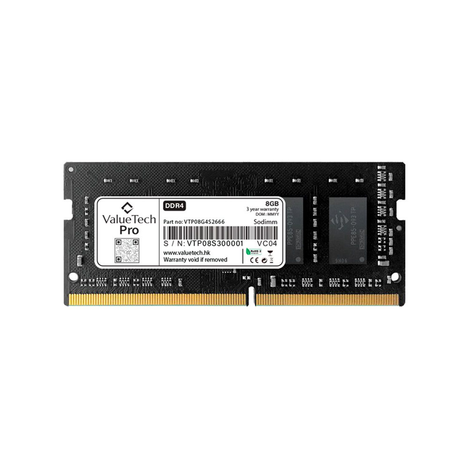 Memoria Ram Value Tech Ddr4 8gb Pc4-21300 2666 image number 0.0