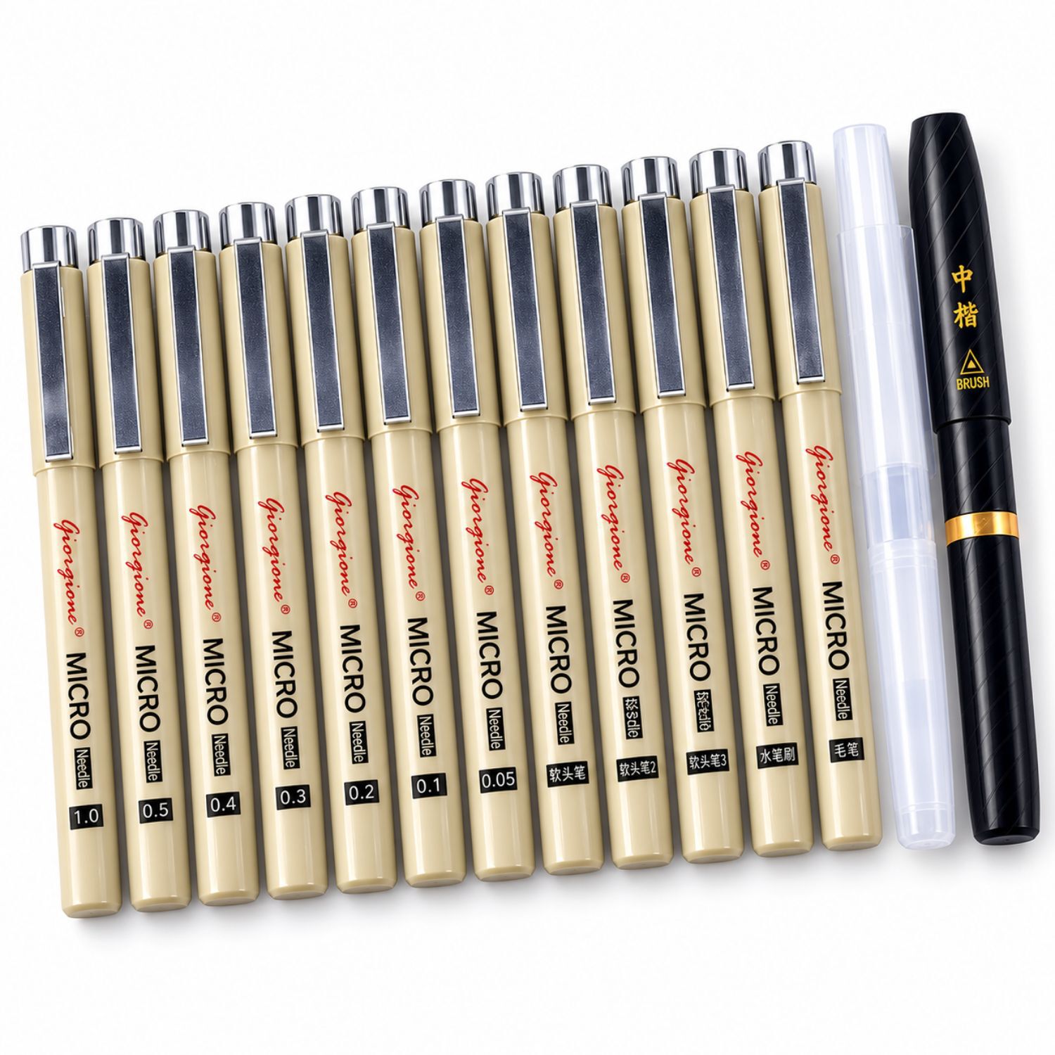 Set 12 Estil&oacute;grafos Zg012 Dibujo Manga Lettering - Ps image number 0.0