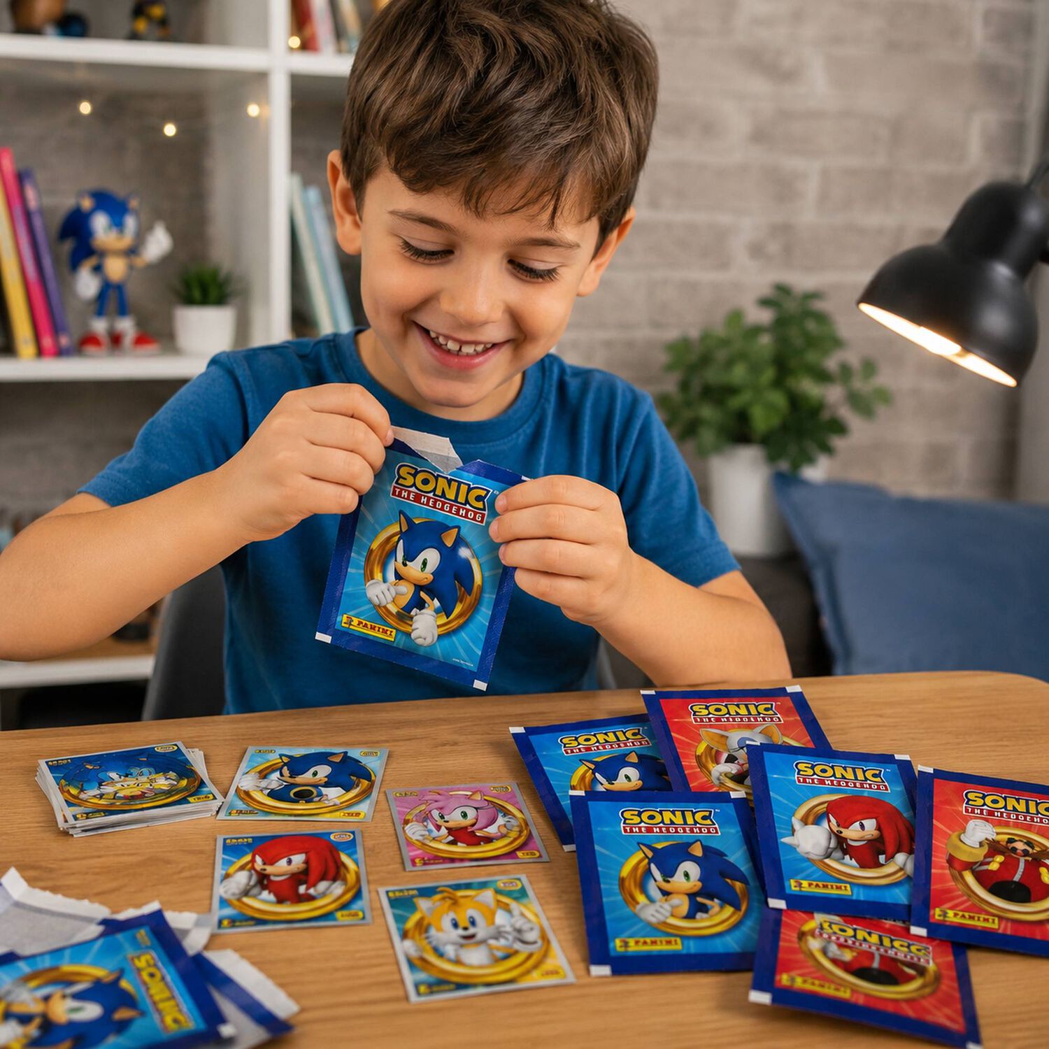 Pack De 10 Sobres Album Sonic The Hedgehog Panini Original image number 2.0