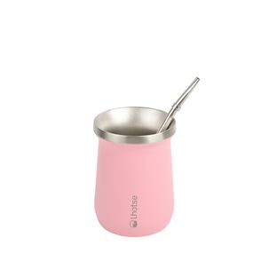 Mate Acero Inoxidable Con Bombilla Lhotse Light Pink