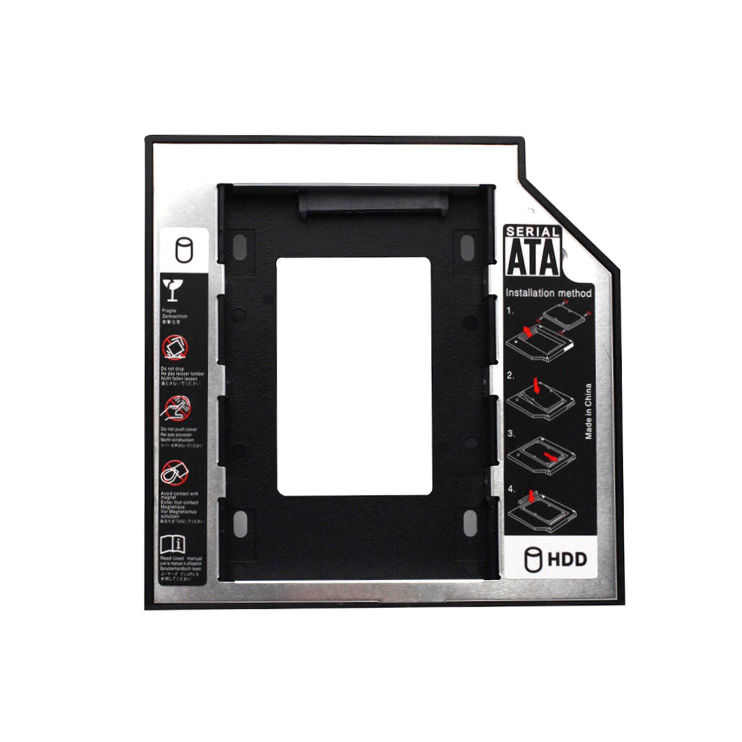 Caddy Para Disco Ssd O Hdd De 2.5" Sata / 9.5mm High Speed image number 1.0