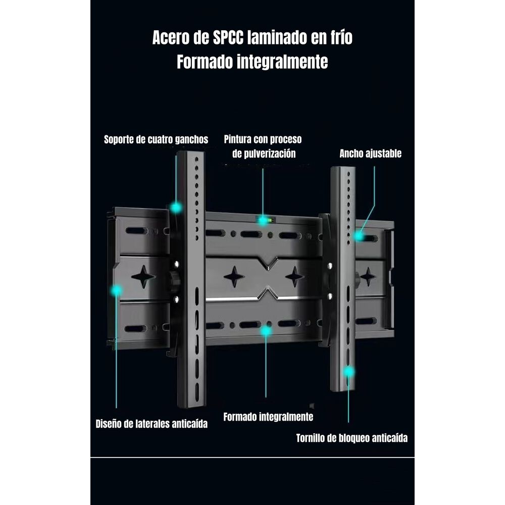 Soporte Tv Reclinable Con Nivel 32" A 75" By Lubabycas image number 6.0