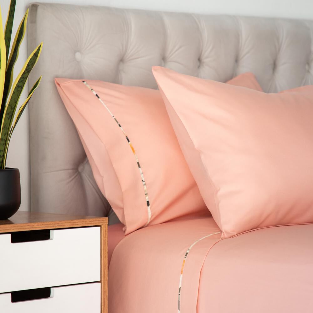 Juego De Sábanas Azhome Bicolor / 2 Plazas image number 1.0