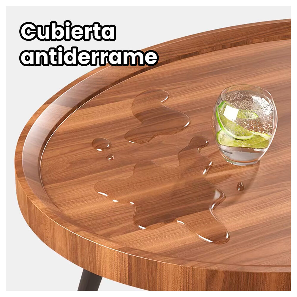 Mesa De Centro Con Doble Nivel Perfecta Para Organizar Y Decorar image number 2.0