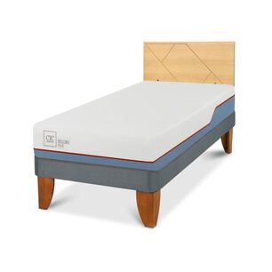 Cama Europea Cic Excellence Plus / 1.5 Plazas / Base Normal + Respaldo