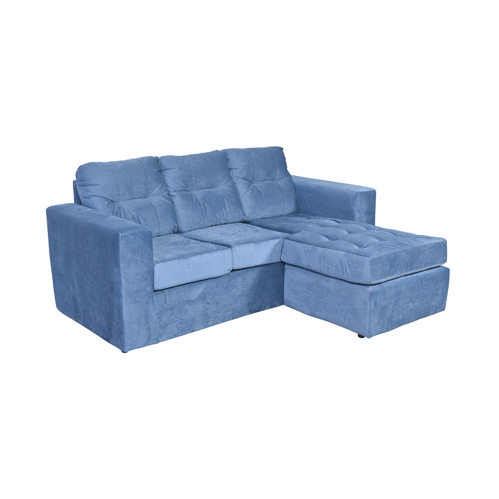 Sofá Casa Ideal Rodas / 3 Cuerpos + Pouf image number 2.0