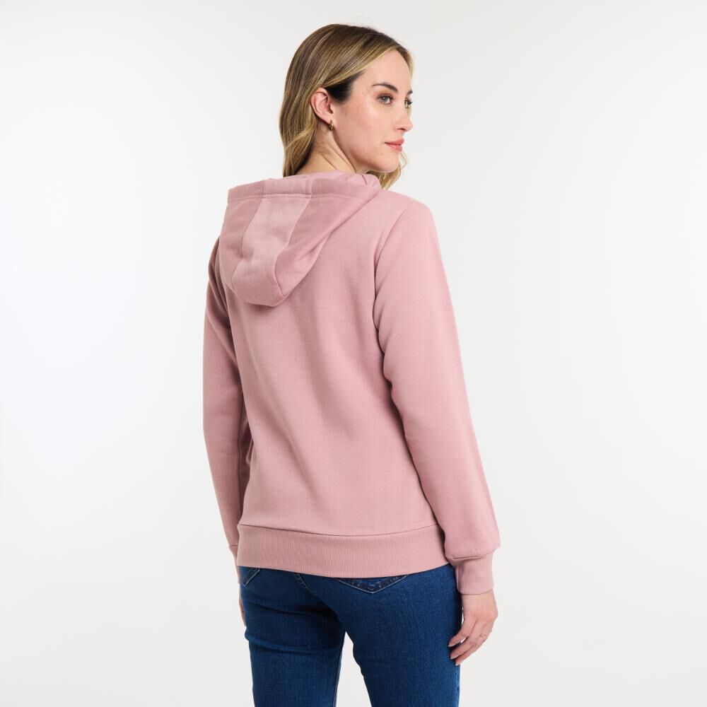 Polerón Básico Full Zipper Cuello Redondo Con Capucha Mujer Geeps image number 3.0